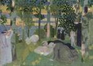Apres-midi Dans Les Bois by Maurice Denis