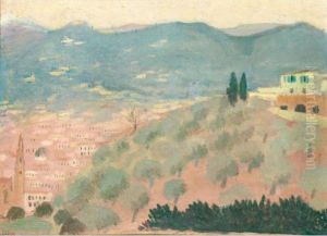 Paysage De Florence, Viale Dei Colli by Maurice Denis