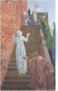 Visitation Dans L'escalier Silencio, 1921