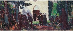 Jour De Pardon A Guidel by Maurice Denis