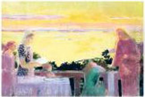 Jesus Chez Marthe Et Marie (esquisse) - view 1