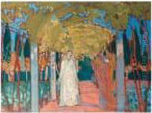Annonciation (pergola Dei Cappuccini A Fiesole) by Maurice Denis