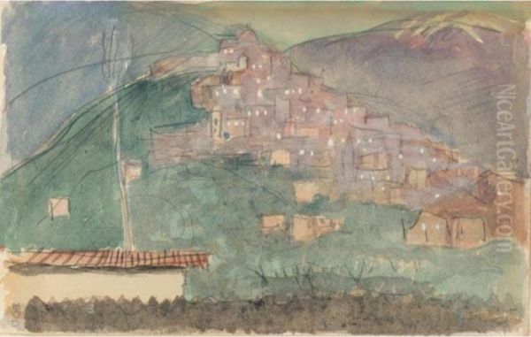 Village De Montagne Dans Les Annees 20 - view 1