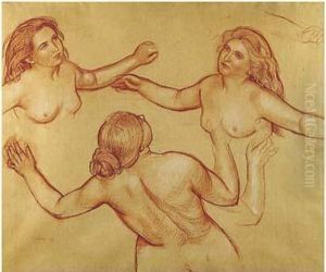 Etude Pour La Ronde De Psyche by Maurice Denis
