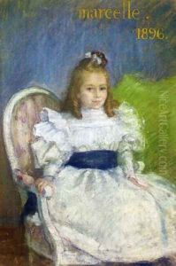 Portrait of Marcelle Mezieres, Nine Years Old