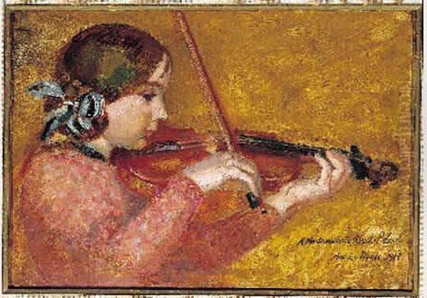 Jeune Fille Au Violon - view 1