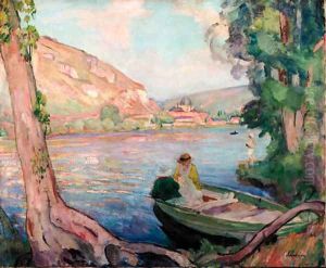 Les bords de la Seine aux Andelys
