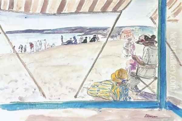 La Pointe St Gildas, scene de plage - view 1