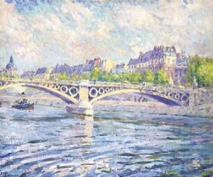 Paris, remorqueur sur la Seine by Henri Lebasque