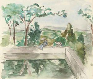 Au bord du bassin