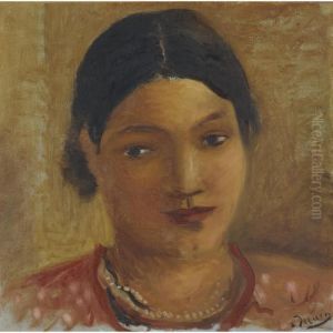 Tete De Femme Au Collier