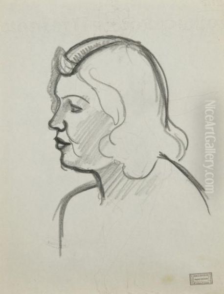 Femme De Profil - view 1