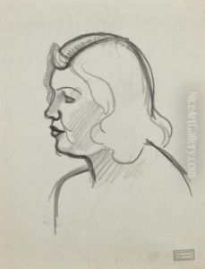 Femme De Profil by Andre Derain