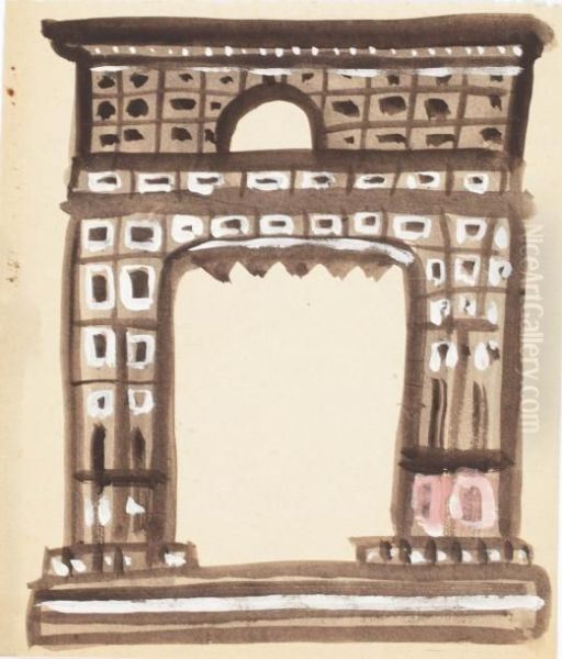 Arc De Triomphe - view 1