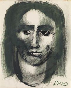 Portrait De Femme by Andre Derain