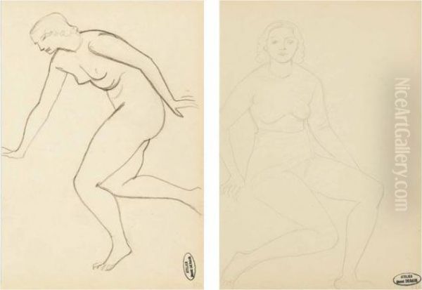 Femme Debout, Femme Assise - view 1