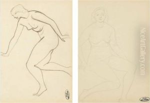 Femme Debout, Femme Assise by Andre Derain