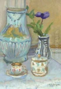 Nature morte à l'anemone by Henri Lebasque