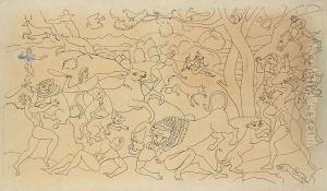 Etude Pour Tapisserie by Andre Derain