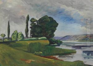 Bords De Seine A Chatou by Andre Derain