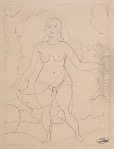 Nu Dans La Nature by Andre Derain