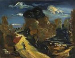 Paysage D'ile-de-france by Andre Derain