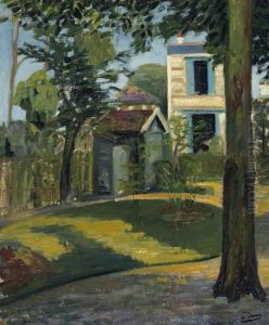 Jardin Aux Environs De Chatou by Andre Derain