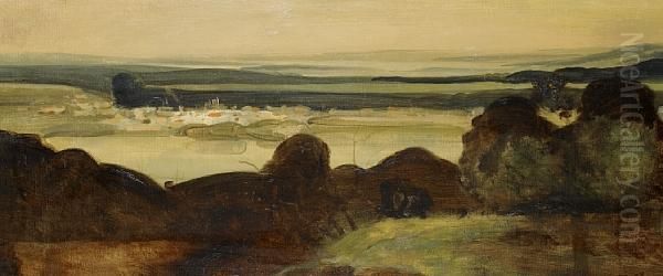 Paysage Du Midi-les Digues Aucrepuscule - view 1