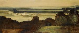 Paysage Du Midi-les Digues Aucrepuscule by Andre Derain