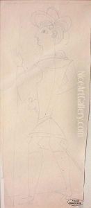 Personnage A L'epee by Andre Derain