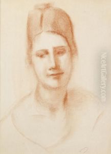 Portrait De Mme Derain by Andre Derain