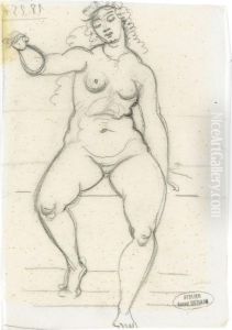 Weibliche Akte by Andre Derain