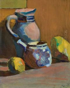 Nature Morte Au Pot Bleu by Andre Derain