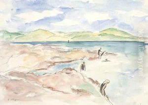 Baigneuses sur la plage by Henri Lebasque