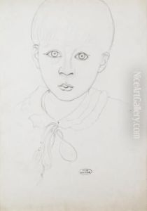 Portrait De Jeune Garcon by Andre Derain
