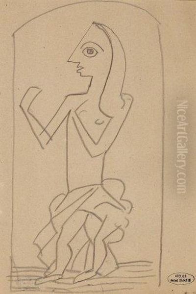 Personnage Cubiste - view 1