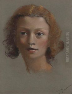 Portrait De Jeune Fille by Andre Derain