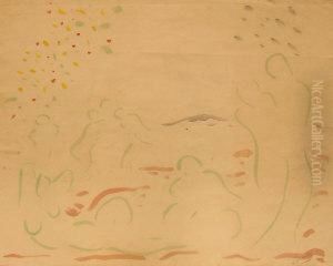 Figures In Landscape by Andre Derain