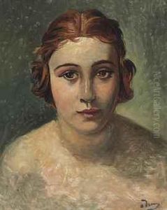 Portrait De Jeune Femme by Andre Derain