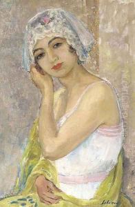 Jeune femme assise by Henri Lebasque