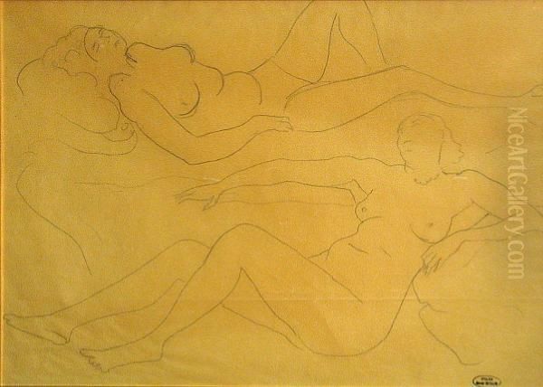 Two Reclining Female Nudes - view 1