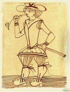 Paysan Fumant by Andre Derain