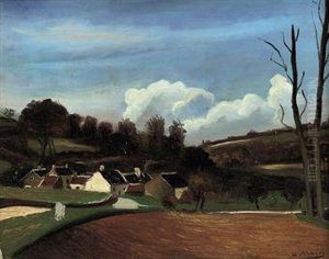 Village Dans La Campagne by Andre Derain