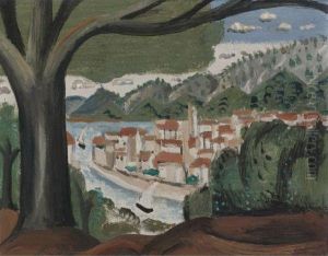 Vue Du Port De Martigues by Andre Derain