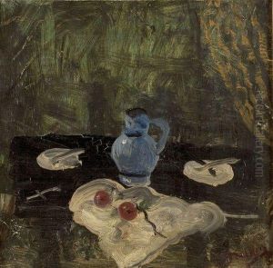 Pichet, Assiettes Et Fruits by Andre Derain