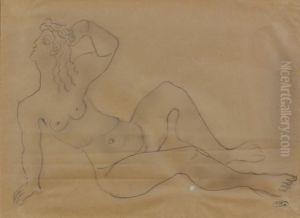 Nu Assis by Andre Derain