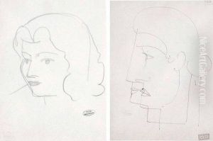 Visage De Femme by Andre Derain
