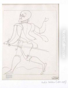 Personnage A L'epee by Andre Derain