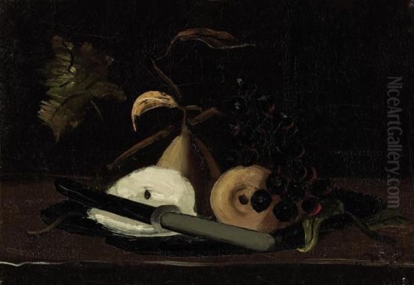 Assiette De Fruits Au Couteau - view 1