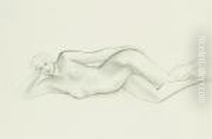Femme Nue Allongee by Andre Derain